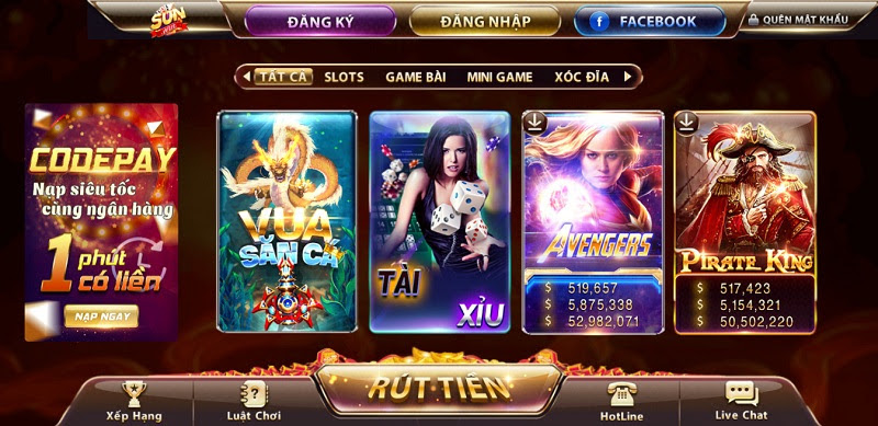 Cổng game Sunvn Vip uy tín hàng đầu hiện nay