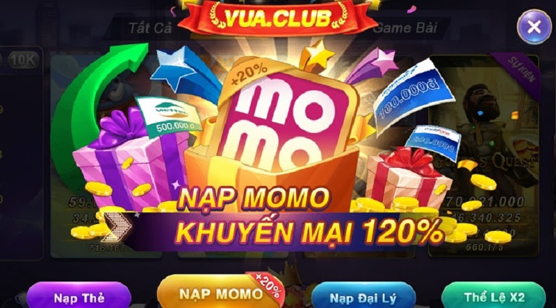 Nạp thẻ vào Vua Club một cách đơn giản, dễ dàng