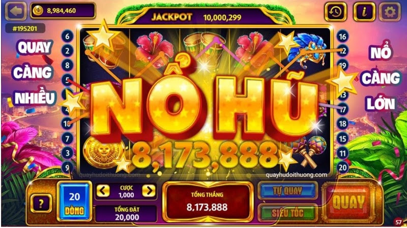 Càng nhanh tay nổ hũ càng to tại cổng game Zowin