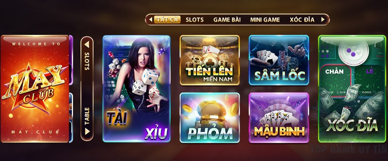 Các game nổi bật tại May club