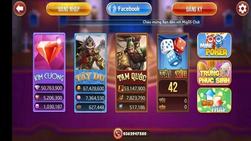 Cách đăng ký tài khoản tại cổng game Mig35