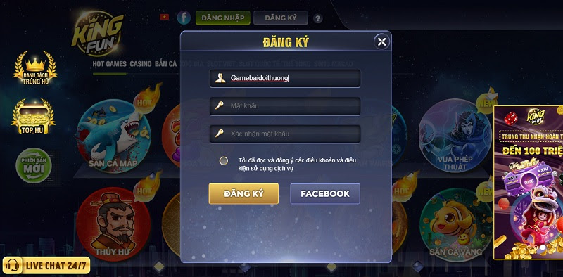 Hướng dẫn đăng ký tài khoản cổng game King Tips dễ dàng