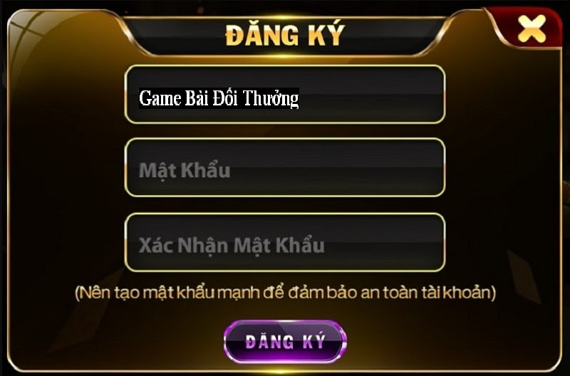 Giao diện đăng ký tài khoản tại cổng game uy tín Y88