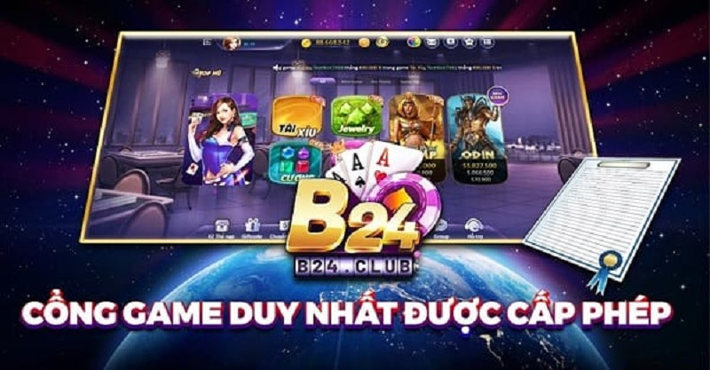 Tính hợp pháp của cổng game bài B24