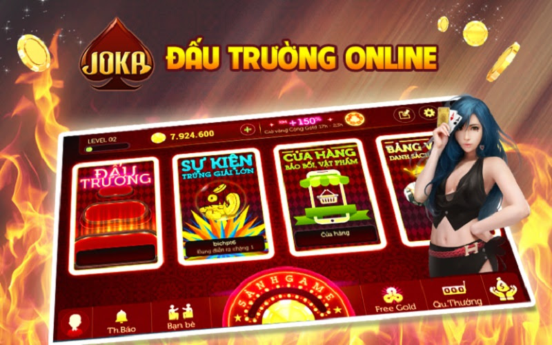 Thiết kế giao diện sắc nét tại cổng game bài Joka Club