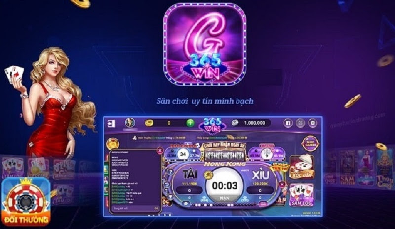 Giao diện bắt mắt tại G365 Club 