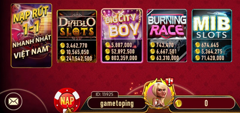 Slot game đa dạng tại cổng game Man Club