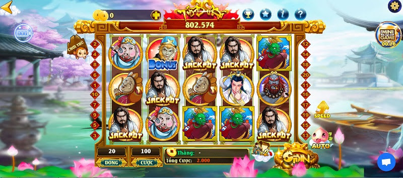 Giao diện game vô cùng bắt mắt tại Vuong Quoc Xeng