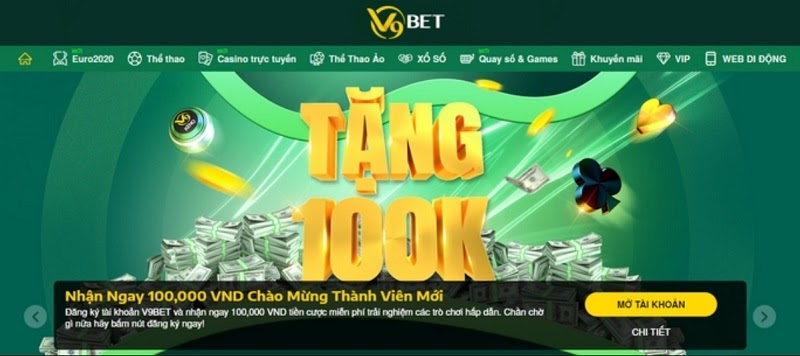 Quà tặng cho tân thủ khi đăng ký tham gia game bắn cá V9Bet