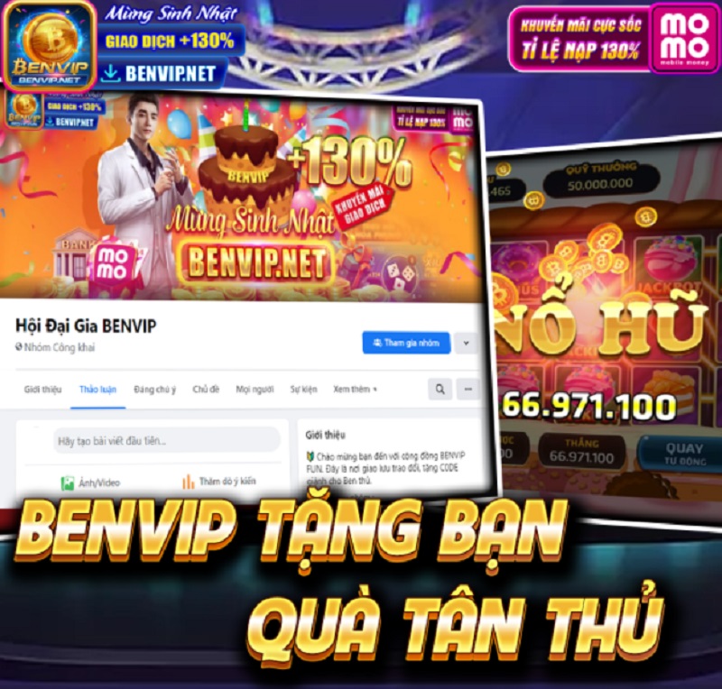 Theo dõi Group để cập nhật chương trình Giftcode Benvip Club nhanh nhất