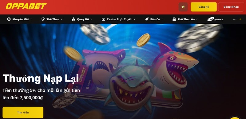 Khuyến mãi nạp lại siêu hấp dẫn tại bắn cá Game Oppabet