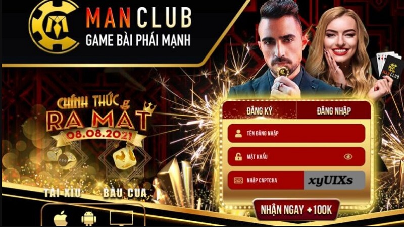 Hướng dẫn cách nhận giftcode Man Club