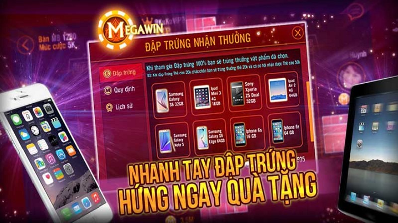 Tham gia đập trứng nhận Giftcode Megawin hấp dẫn