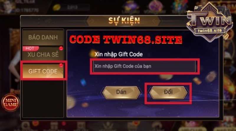 Hướng dẫn đổi Giftcode twin nhanh nhất