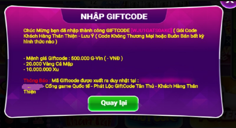 Lưu ý trước khi nhận Giftcode 88Vin tại cổng game 88Vin