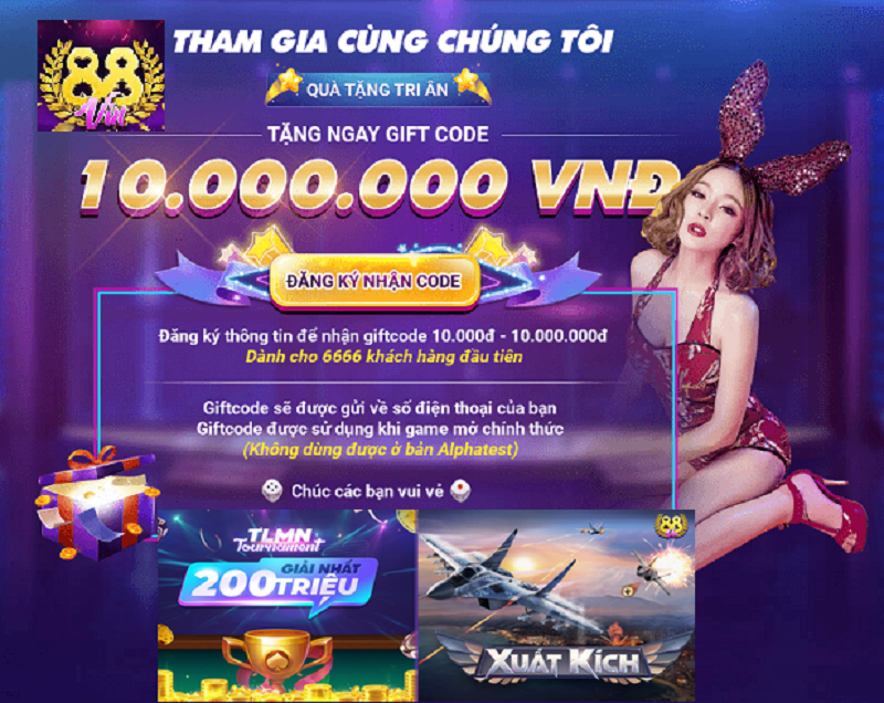 88Vin cổng game luôn ưu ái cho người chơi