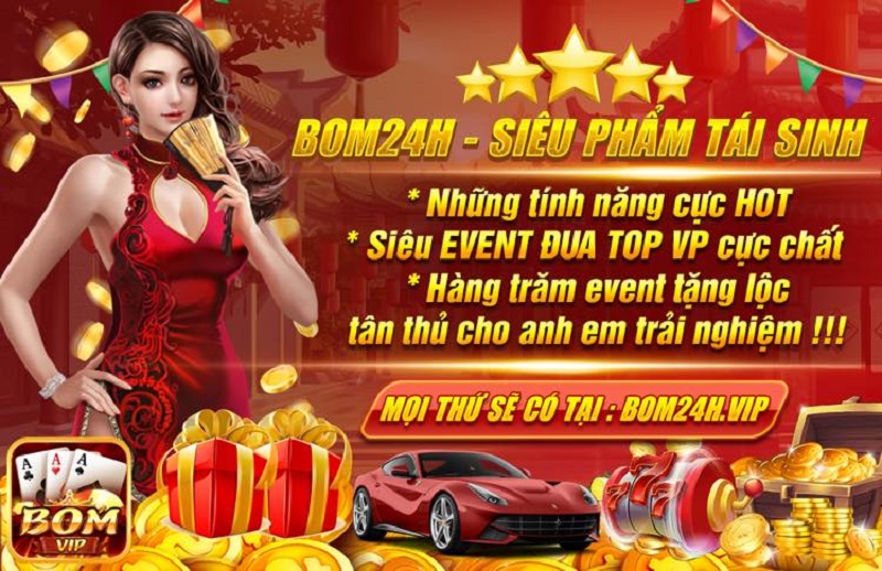 Nhận Bom24h Giftcode sự kiện chia sẻ hấp dẫn