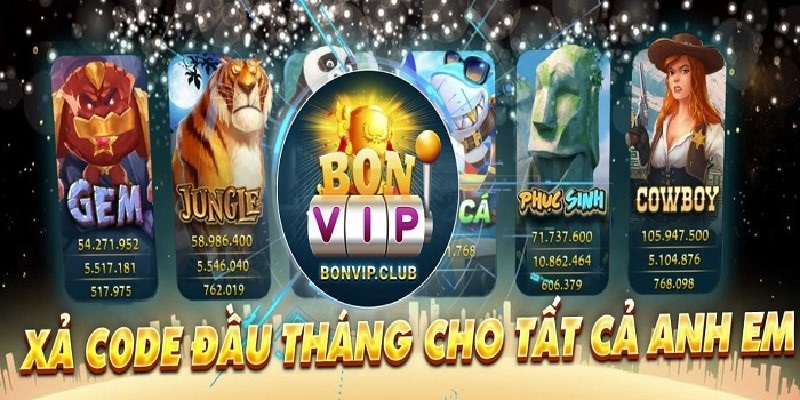 Điểm danh nhận Bonvip Giftcode siêu hot