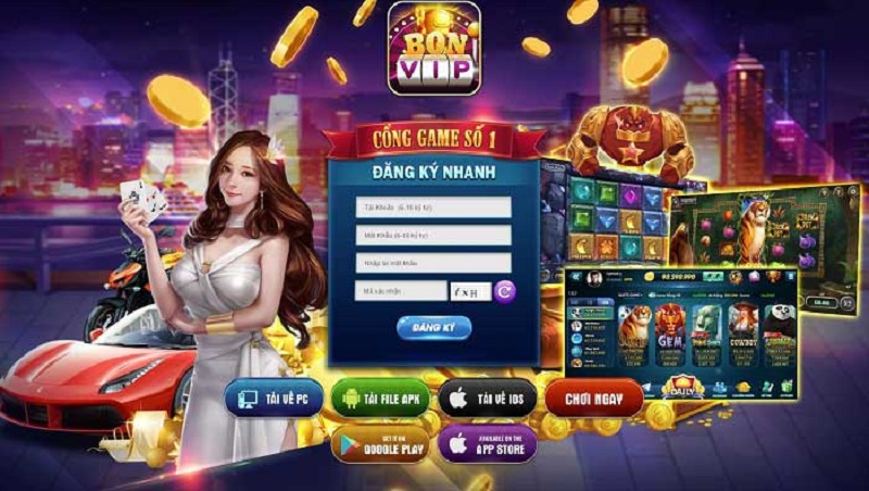 Điểm danh nhận code tại cổng game Bonvip Club