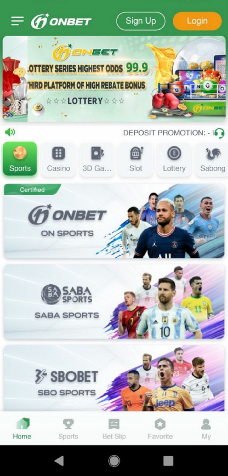 Trải nghiệm app di động tiện lợi của nhà cái cá cược Onbet 