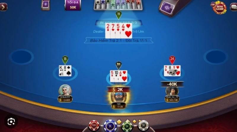 Khám phá luật, cách chơi Blackjack Rikvip chuẩn nhất 2023 