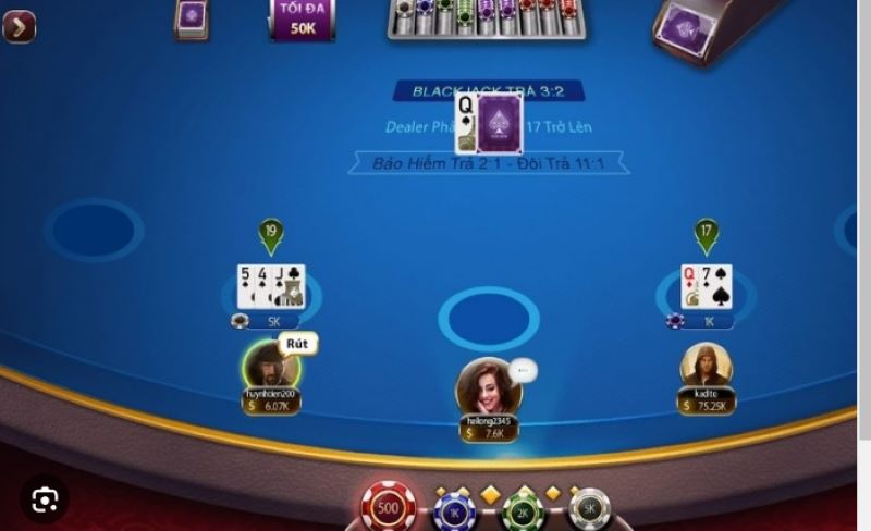 Khám phá luật, cách chơi Blackjack Rikvip chuẩn nhất 2023 