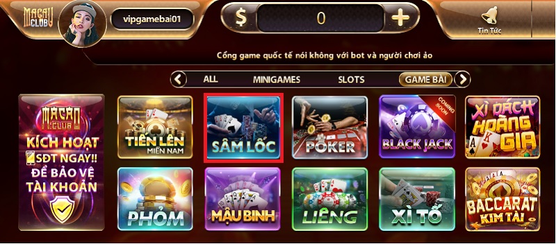 Chi tiết cách chơi sâm lốc Macau Club