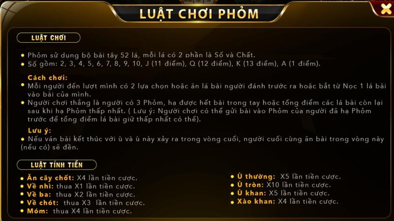 Game bài phỏm Hit Club với tỷ lệ ăn thưởng số 1 trong lòng cược thủ