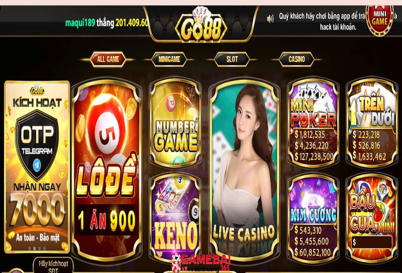 Game đổi thưởng kim cương Go88 2022 và 2023 cải tiến nâng cao trải nghiệm