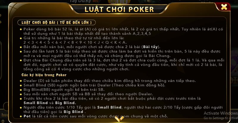 Giới thiệu siêu phẩm game bài poker sản phẩm cá cược chất lượng đỉnh cao