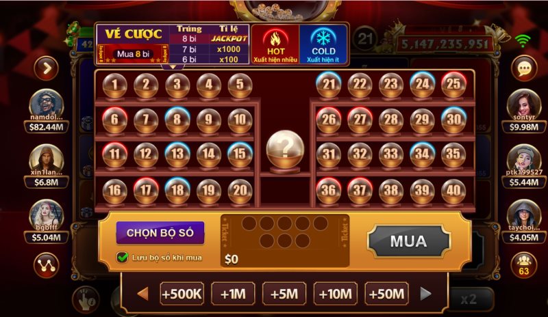 Khám phá game Keno Lộc Phát được săn đón nhất tại Vin Club và May Club