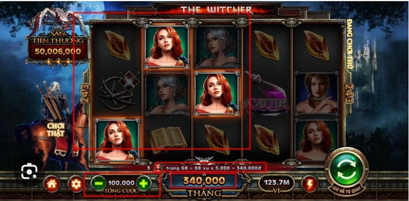 Đối sánh tính hấp dẫn của nổ hũ The Witcher Go88 2022 và 2023