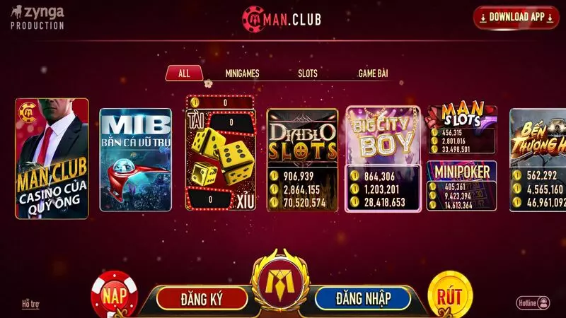 MANCLUB - Cổng game dành cho phái mạnh